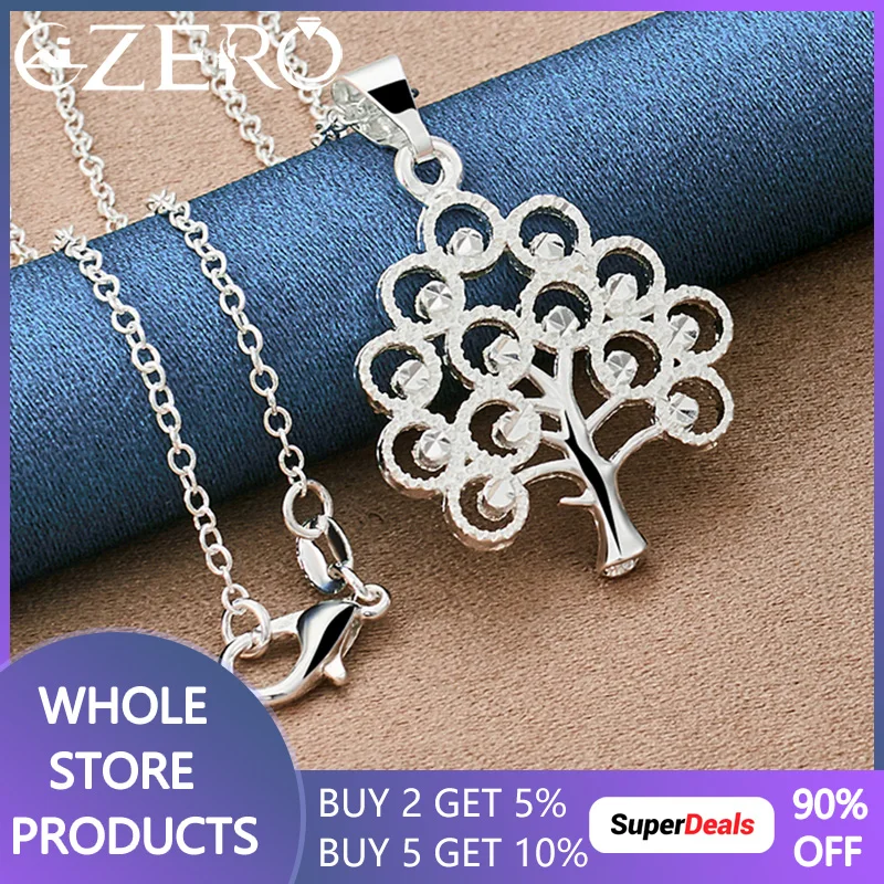 ALIZERO 925 Sterling Silver Tree of Life Pendant Necklace 16-30 Inch Chain For Women wedding Engagement Fashion Party Jewelry
ALIZERO 925 Sterling Silver Tree of Life Pendant Necklace 16-30 Inch Chain For Women wedding Engagement Fashion Party Jewelry