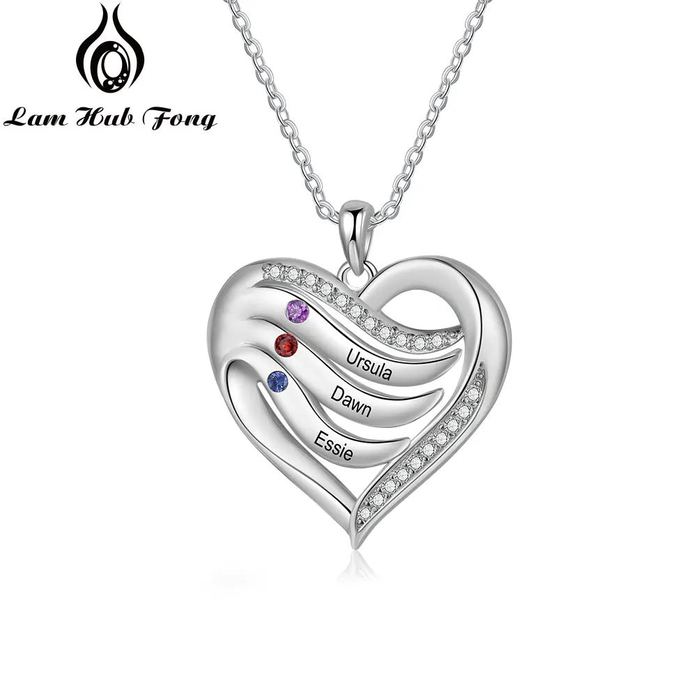 Personalized 2-5 Names Necklace for Women Customized Simulated Birthstones Custom Heart Pendant Necklace for Mother's Day
Personalized 2-5 Names Necklace for Women Customized Simulated Birthstones Custom Heart Pendant Necklace for Mother's Day