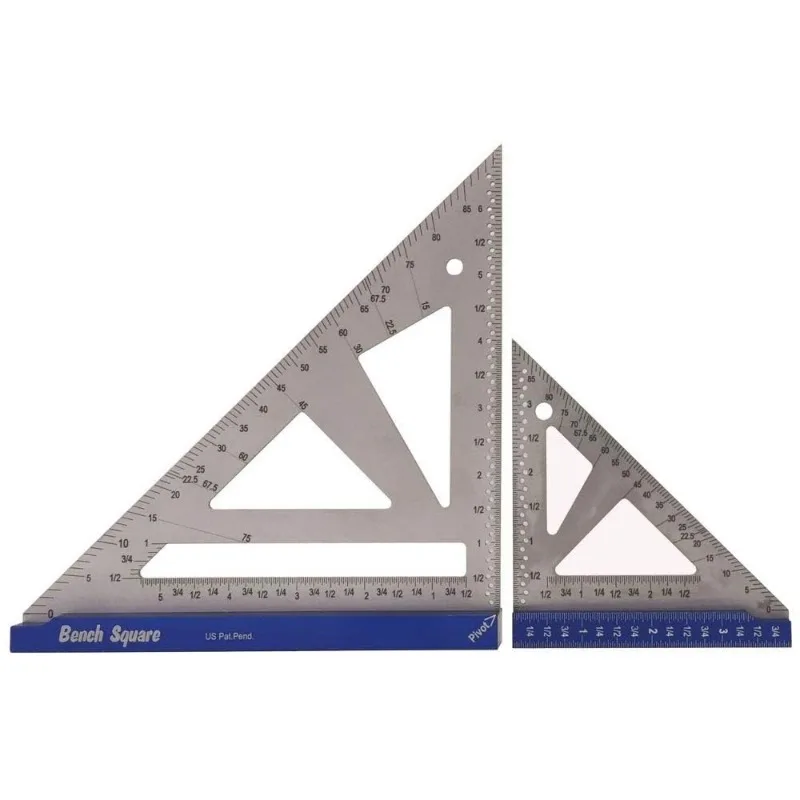 Stainless Steel Bench Square Set Tri Square Measuring Tool for Woodworking
Stainless Steel Bench Square Set Tri Square Measuring Tool for Woodworking