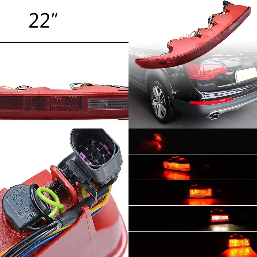 OE качество 3D оптический красный отражатель заднего бампера для Audi Q7 (2007-2015) стоп-сигнал в сборе
OE качество 3D оптический красный отражатель заднего бампера для Audi Q7 (2007-2015) стоп-сигнал в сборе