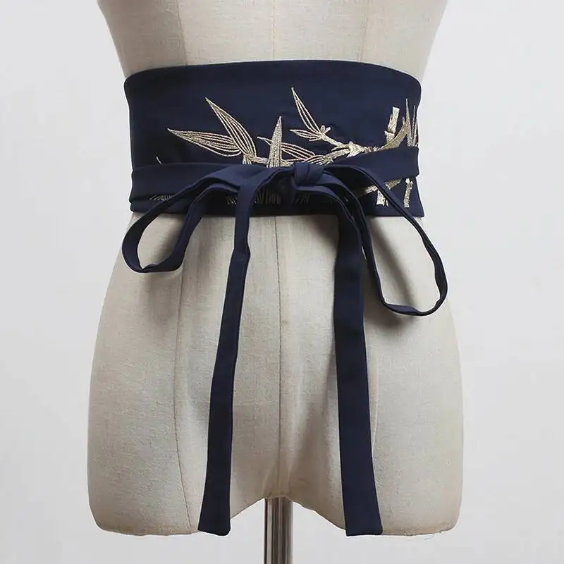 Split Black Embroidery Bandage Long Wide Belt Personality Women New Fashion All-match Spring Autumn 2026 1KYH
Split Black Embroidery Bandage Long Wide Belt Personality Women New Fashion All-match Spring Autumn 2026 1KYH