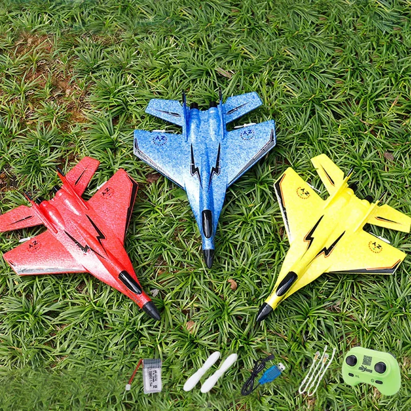 RC Glider Jet Fighter - 2 Channel Fixed Wing Aircraft with Night Lights, Anti-Fall Model Plane, Easy to Fly Outdoor Toy for Begi 
RC Glider Jet Fighter - 2 Channel Fixed Wing Aircraft with Night Lights, Anti-Fall Model Plane, Easy to Fly Outdoor Toy for Begi