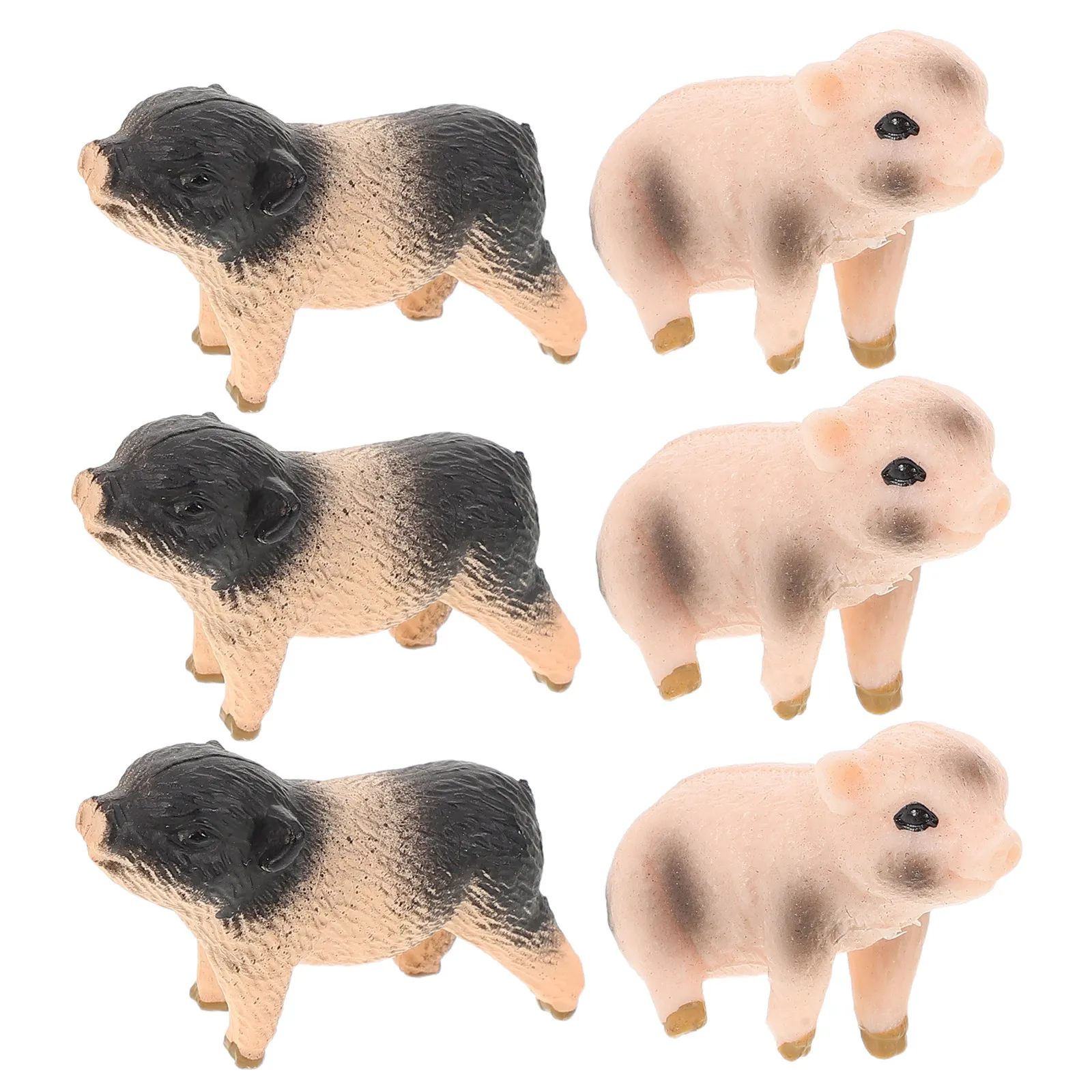 6Pcs Realistic Pig Statue Set Lifelike Farm Animal Resin Figures for Educational Play Fairy Garden Decor Terrarium Miniature
6Pcs Realistic Pig Statue Set Lifelike Farm Animal Resin Figures for Educational Play Fairy Garden Decor Terrarium Miniature