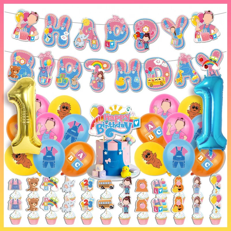 Birthday Party Decoration Set Cartoon English Teacher Party Supplies Banner Digital Balloons Cake Decoration Children's Gifts
Birthday Party Decoration Set Cartoon English Teacher Party Supplies Banner Digital Balloons Cake Decoration Children's Gifts