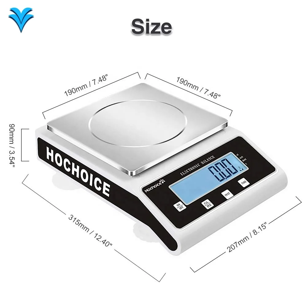 0.01g 1kg 2kg 3kg 4kg 5kg 2000g 3000g 4000g 5000g Precision Balance Digital Electric Weighing Scales with RS232
0.01g 1kg 2kg 3kg 4kg 5kg 2000g 3000g 4000g 5000g Precision Balance Digital Electric Weighing Scales with RS232