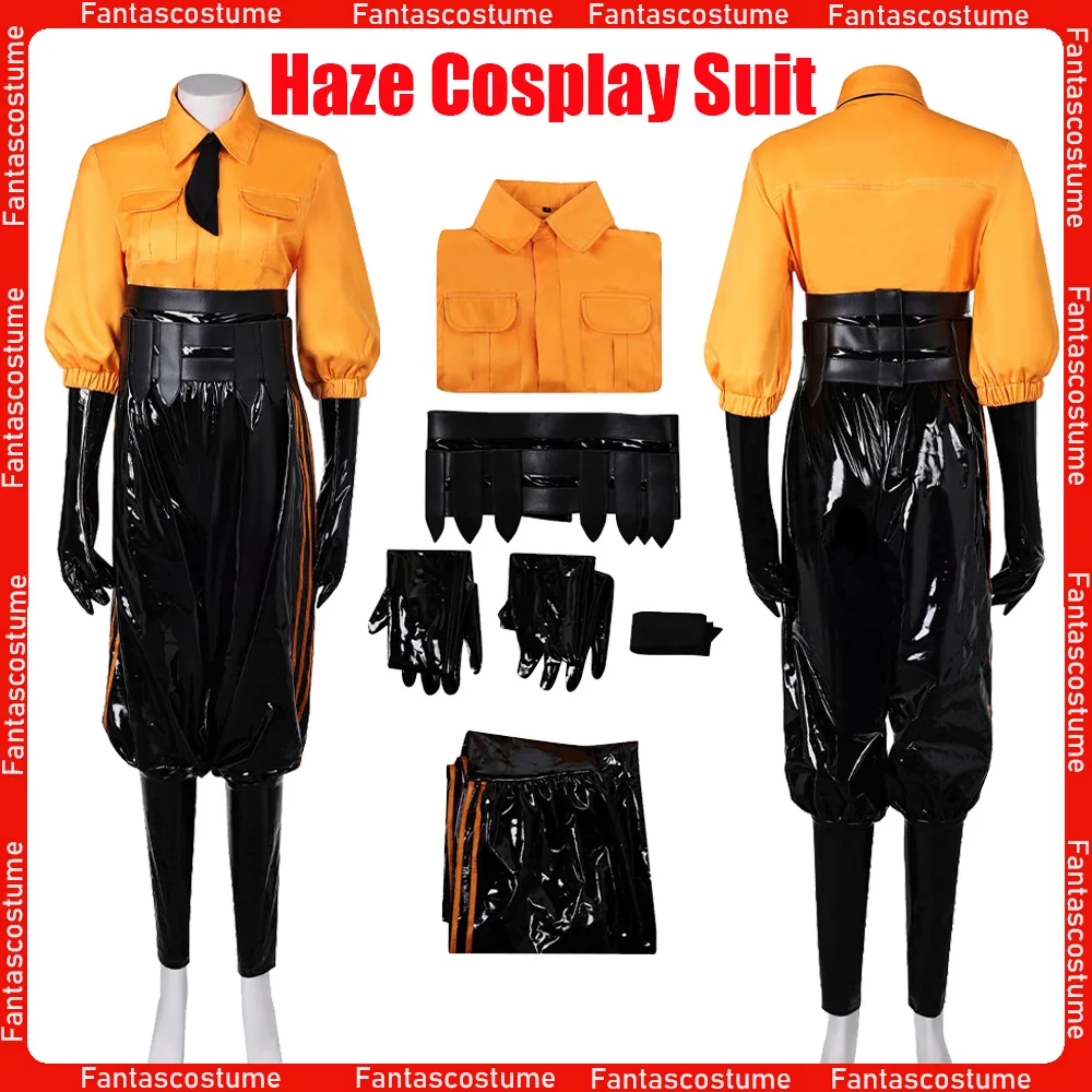 Haze Cosplay Yellow Uniform Game Lock Of Dead Roleplay Costume Shooting Clothing Halloween Carnival Party Women Disguise Suit
Haze Cosplay Yellow Uniform Game Lock Of Dead Roleplay Costume Shooting Clothing Halloween Carnival Party Women Disguise Suit