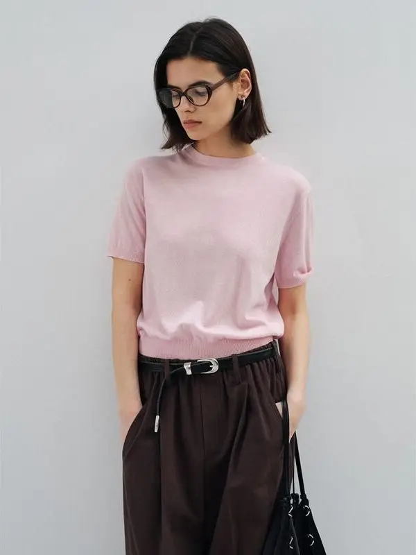 Весенний новый легкий мягкий вязаный свитер из ацетатной шерсти с круглым вырезом и текстурой, с завышенной талией, модель C6064, удобный, в корейском стиле, для женщин
Весенний новый легкий мягкий вязаный свитер из ацетатной шерсти с круглым вырезом и текстурой, с завышенной талией, модель C6064, удобный, в корейском стиле, для женщин