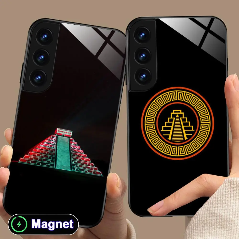 Maya Pyramid Phone Case for Samsung Galaxy S26 S25 S24 S23 S22 S21 S20 Note20 Plus FE Ultra Glass Magnet Cover
Maya Pyramid Phone Case for Samsung Galaxy S26 S25 S24 S23 S22 S21 S20 Note20 Plus FE Ultra Glass Magnet Cover
