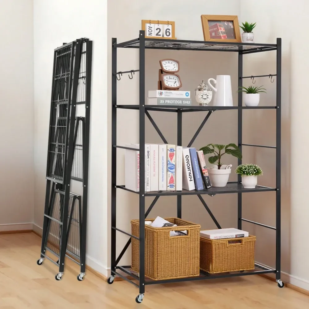Garage Shelving Storage Shelf Shelves Foldable Storage Shelf, 36W X 21D X 60H Inch Folding Metal Rack Shelving Unit, No Assembly
Garage Shelving Storage Shelf Shelves Foldable Storage Shelf, 36W X 21D X 60H Inch Folding Metal Rack Shelving Unit, No Assembly