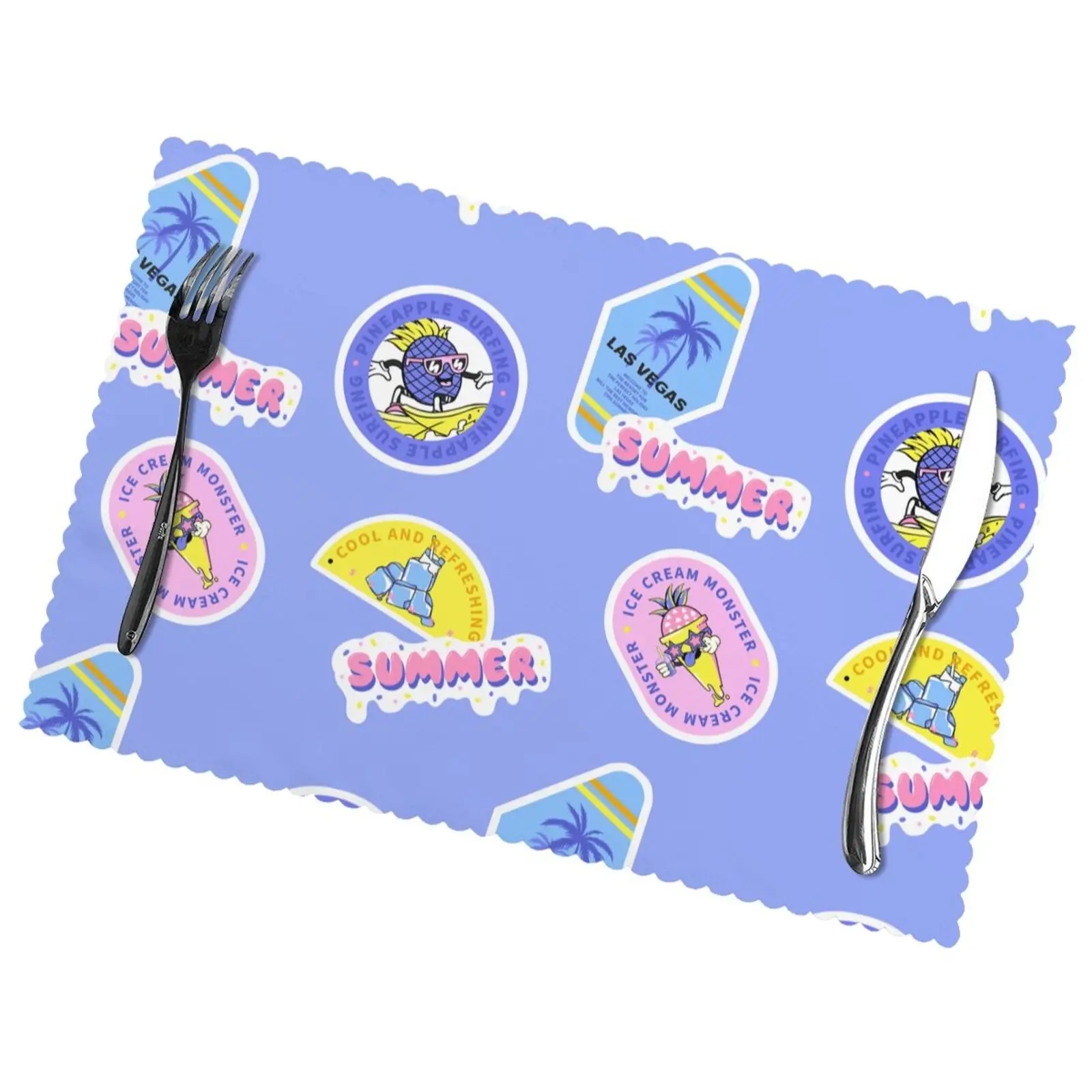 Летние узоры, настольные Коврики для обеденного стола, кухонные украшения, аксессуары для кофейного столика, декор Современная салфетка под столовые приборы
Летние узоры, настольные Коврики для обеденного стола, кухонные украшения, аксессуары для кофейного столика, декор Современная салфетка под столовые приборы