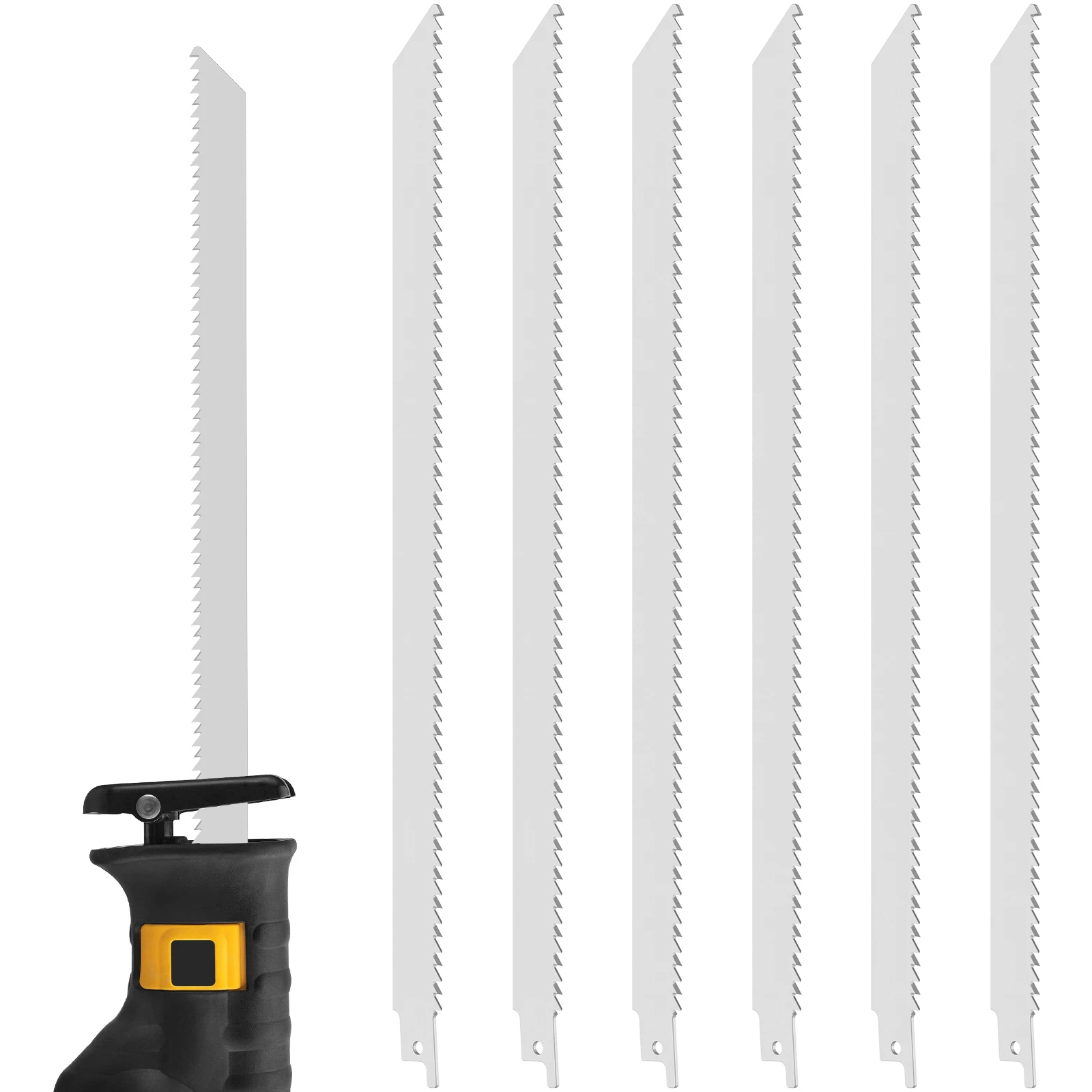 Набор из 6 пил для сабельных пил, 12 дюймов, 6TPI, нержавеющая сталь, пилы для резки замороженных продуктов, универсальные пилы для резки замороженной говядины
Набор из 6 пил для сабельных пил, 12 дюймов, 6TPI, нержавеющая сталь, пилы для резки замороженных продуктов, универсальные пилы для резки замороженной говядины