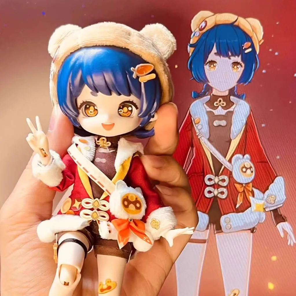 Xiangling Clothes 1/12 BJD ob11 Costume Anime Game Cosplay Handmade Product Toys Accessories Free Shipping Items
Xiangling Clothes 1/12 BJD ob11 Costume Anime Game Cosplay Handmade Product Toys Accessories Free Shipping Items