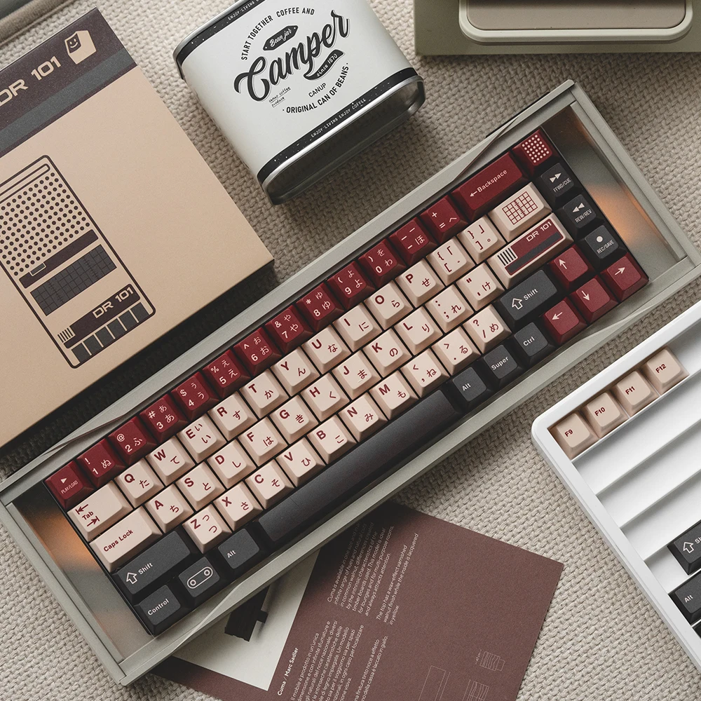 Retro DR101 Theme Keycap Set 145key PBT Originate Custom Personalized Keyboard Cap Cherry Profile KeyCap for Mechanical Keyboard
Retro DR101 Theme Keycap Set 145key PBT Originate Custom Personalized Keyboard Cap Cherry Profile KeyCap for Mechanical Keyboard