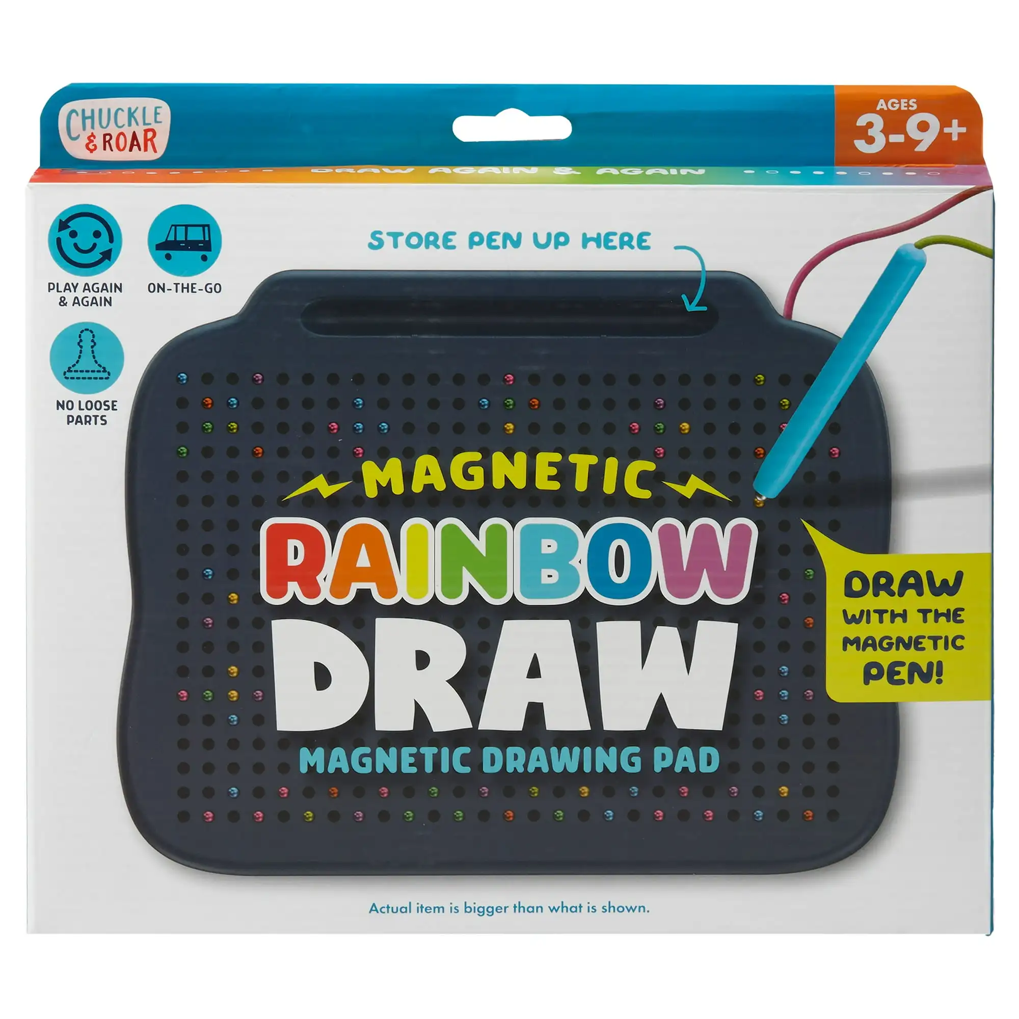 Магнитный Rainbow Draw Chuckle & Roar, магнитный блокнот для рисования для детей от 3 до 9 лет от игры Buffalo
Магнитный Rainbow Draw Chuckle & Roar, магнитный блокнот для рисования для детей от 3 до 9 лет от игры Buffalo