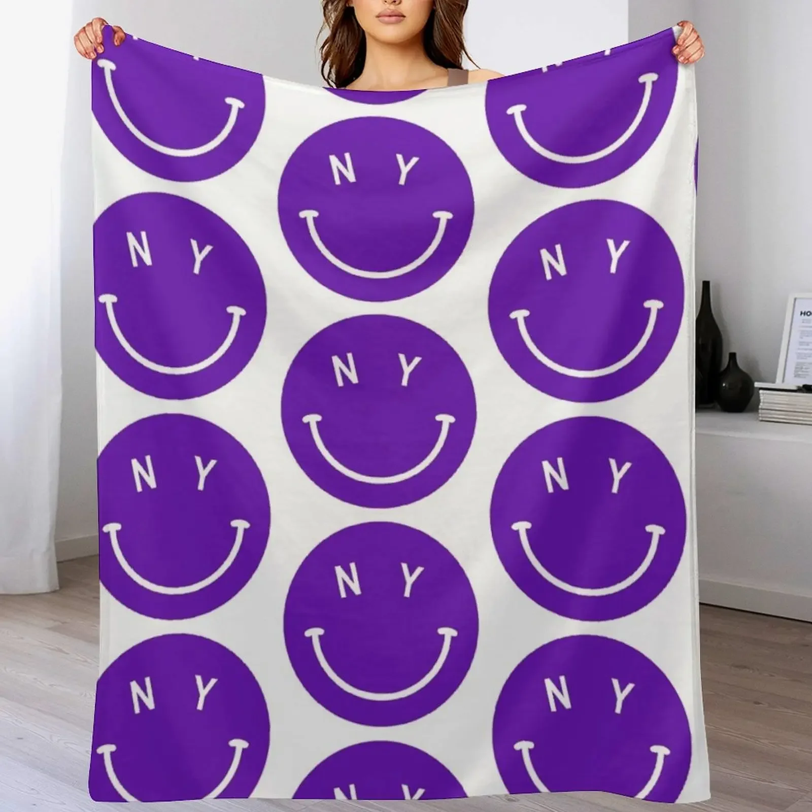 NYU Happy Throw Blanket Warm Comfortable Blanket Gift for Parents Friends
NYU Happy Throw Blanket Warm Comfortable Blanket Gift for Parents Friends