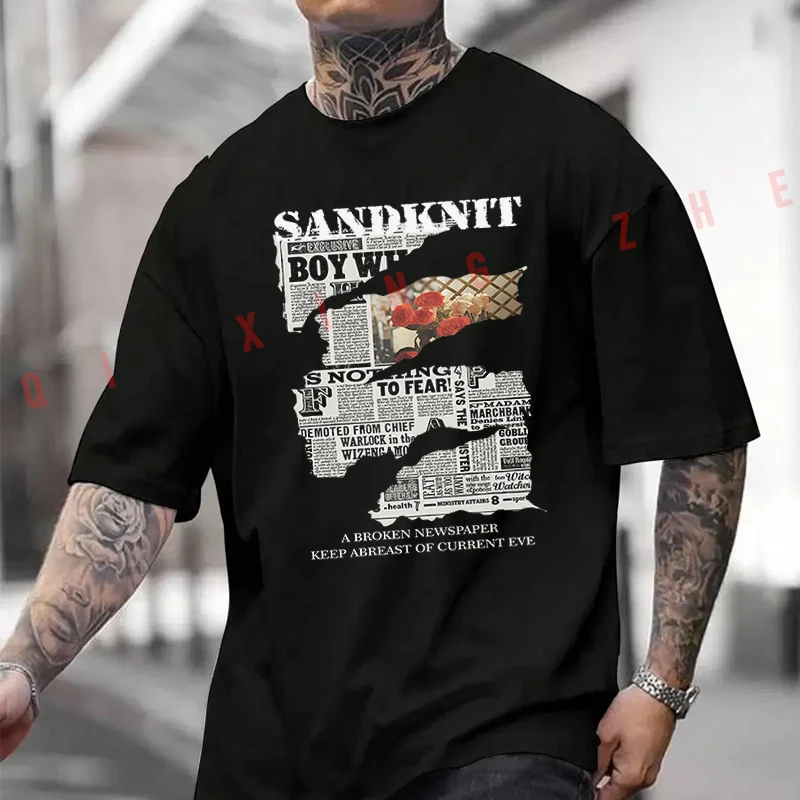 Funny SANDKNIT Design Motorcycle Printed T-Shirt Men's Fashion Short Sleeve Exquisite Design Essential Top Tees
Funny SANDKNIT Design Motorcycle Printed T-Shirt Men's Fashion Short Sleeve Exquisite Design Essential Top Tees