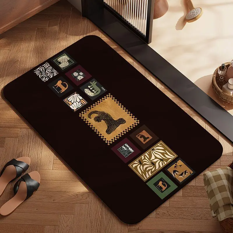 Влаговпитывающий коврик для ванной, нескользящий, для прихожей, простой, из полиэфирного волокна, квадратный, для ванной комнаты
Влаговпитывающий коврик для ванной, нескользящий, для прихожей, простой, из полиэфирного волокна, квадратный, для ванной комнаты