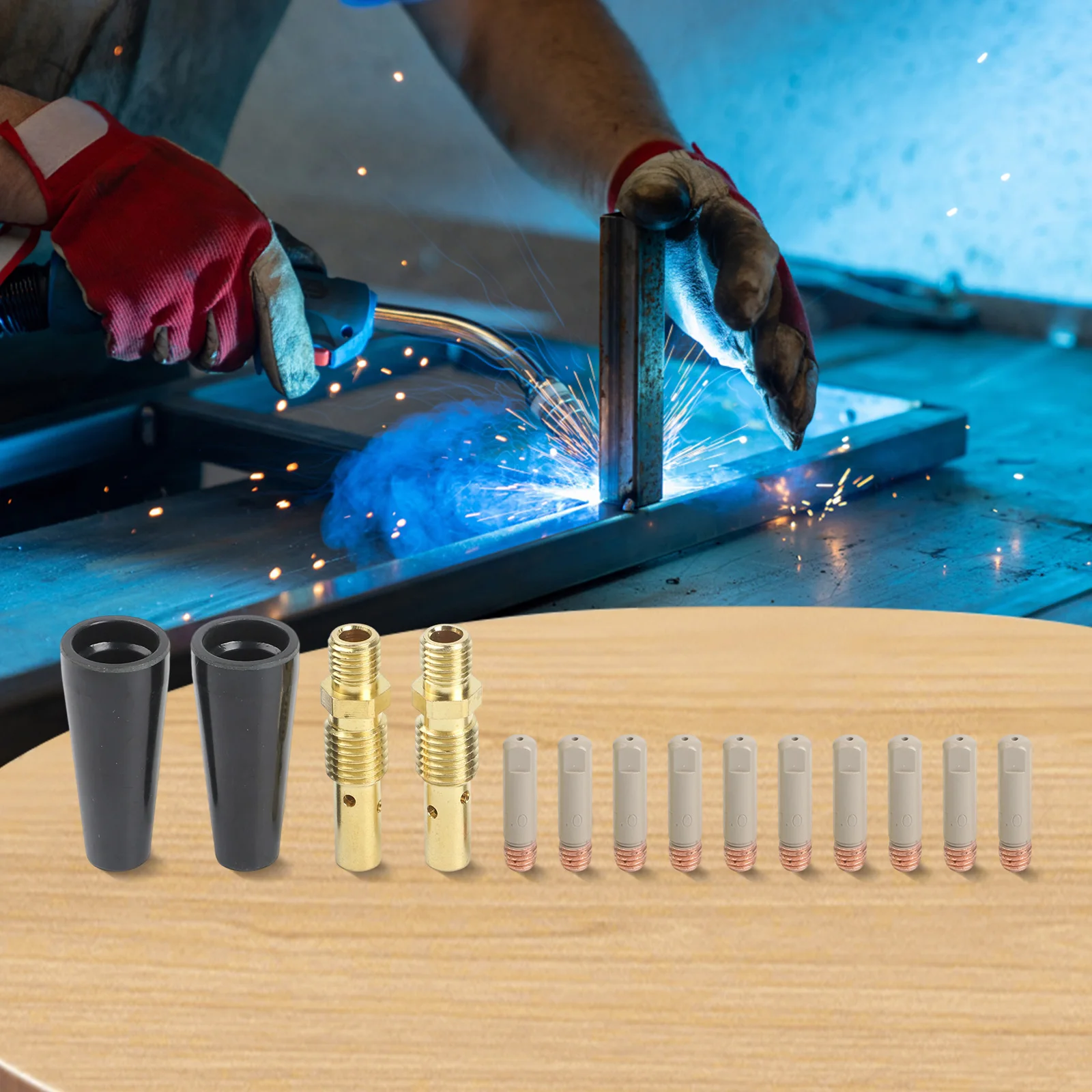 Non-Stick Coating Flux Core Nozzle Kit 1.0mm Aperture Standard Size Extended Longevity Reduced Maintenance Quick Cleaning
Non-Stick Coating Flux Core Nozzle Kit 1.0mm Aperture Standard Size Extended Longevity Reduced Maintenance Quick Cleaning