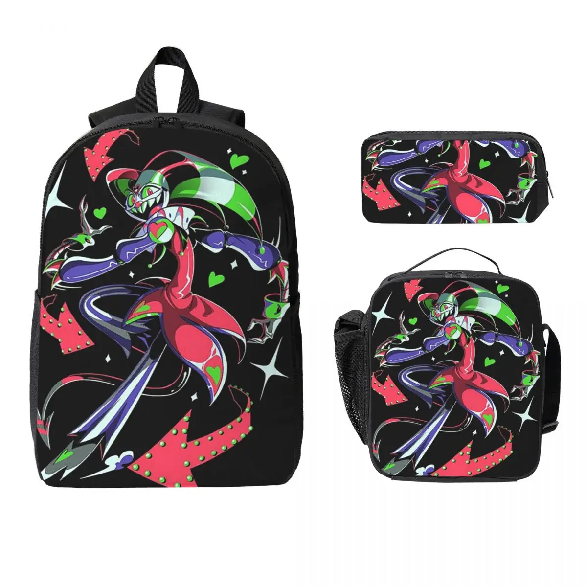 Fizzarolli Helluva Boss Backpack Student Boys Girl BookBag School Bag Computer Shoulder Bags 3ps Insulated Lunch Bag Pencil Case
Fizzarolli Helluva Boss Backpack Student Boys Girl BookBag School Bag Computer Shoulder Bags 3ps Insulated Lunch Bag Pencil Case