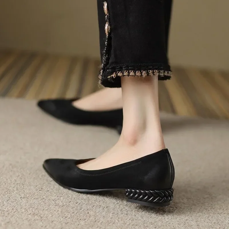 High Quality Elegant Women Shoes 2025 Summer Pointed Toe Women's Pumps Sexy Low Heels Fashion Shallow Slip on Office Lady Shoes
High Quality Elegant Women Shoes 2025 Summer Pointed Toe Women's Pumps Sexy Low Heels Fashion Shallow Slip on Office Lady Shoes