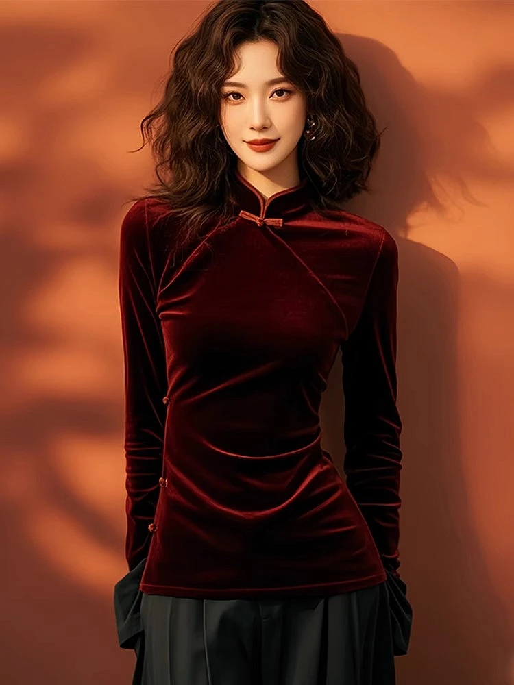 Новая весенняя красная приталенная повседневная блузка в китайском стиле с вышивкой, универсальная модная одежда для работы и поездок на работу
Новая весенняя красная приталенная повседневная блузка в китайском стиле с вышивкой, универсальная модная одежда для работы и поездок на работу