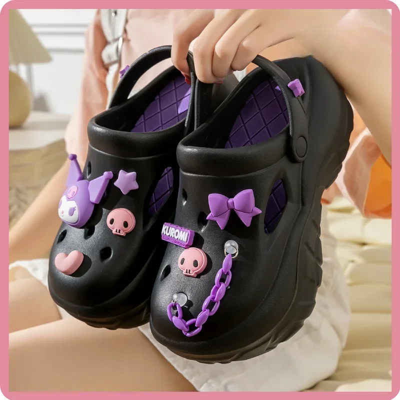 Sanrio Cute Slipper Hello Kitty Kuromi Cinnamoroll Summer Kawaii Fashion Sandals Y2K Flat Shoes Heightening Slipper Girls Gift
Sanrio Cute Slipper Hello Kitty Kuromi Cinnamoroll Summer Kawaii Fashion Sandals Y2K Flat Shoes Heightening Slipper Girls Gift