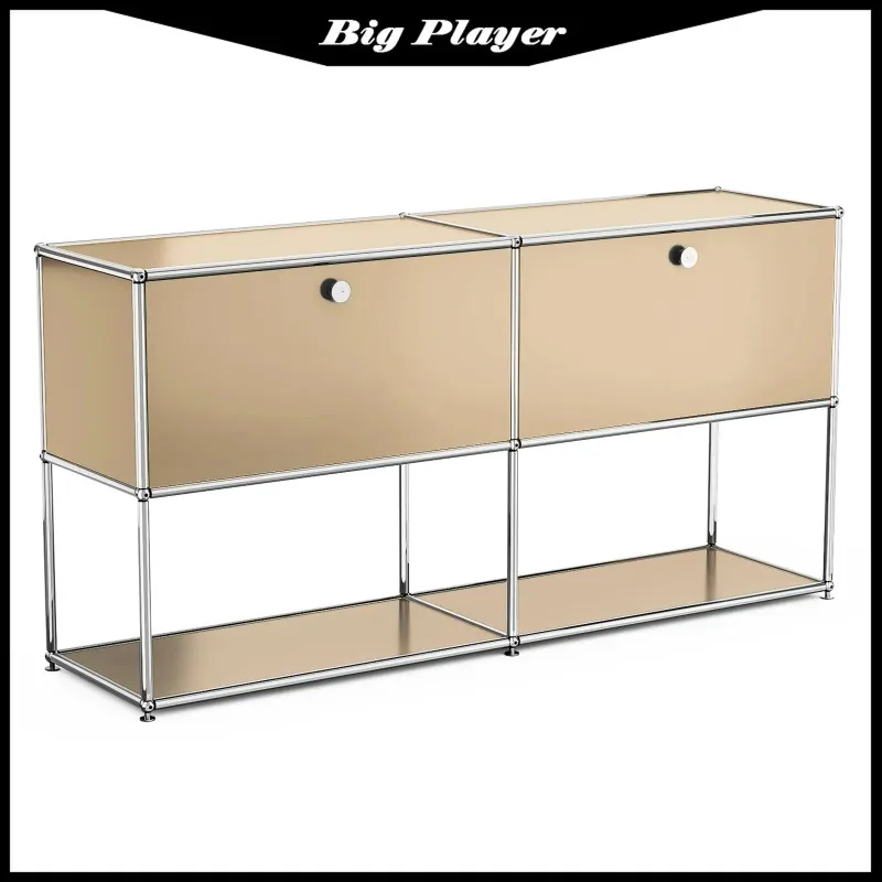 Storage Cabinet Sideboard Haller Living Room Bedroom Stainless Steel Metal Board Modular Storage Shelf-No Keys
Storage Cabinet Sideboard Haller Living Room Bedroom Stainless Steel Metal Board Modular Storage Shelf-No Keys