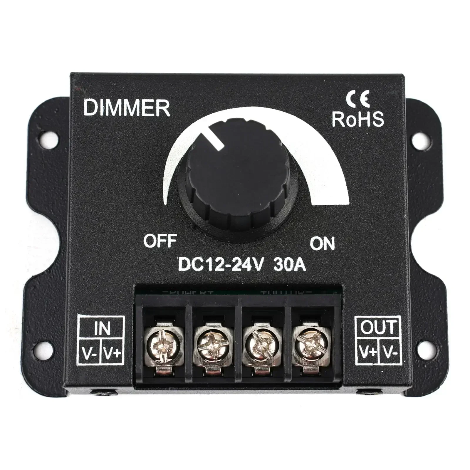DC 12V 24V LED Dimmer Switch 30A 360W Voltage Regulator Adjustable Controller For LED Strip Light Lamp LED Dimming Dimmers
DC 12V 24V LED Dimmer Switch 30A 360W Voltage Regulator Adjustable Controller For LED Strip Light Lamp LED Dimming Dimmers