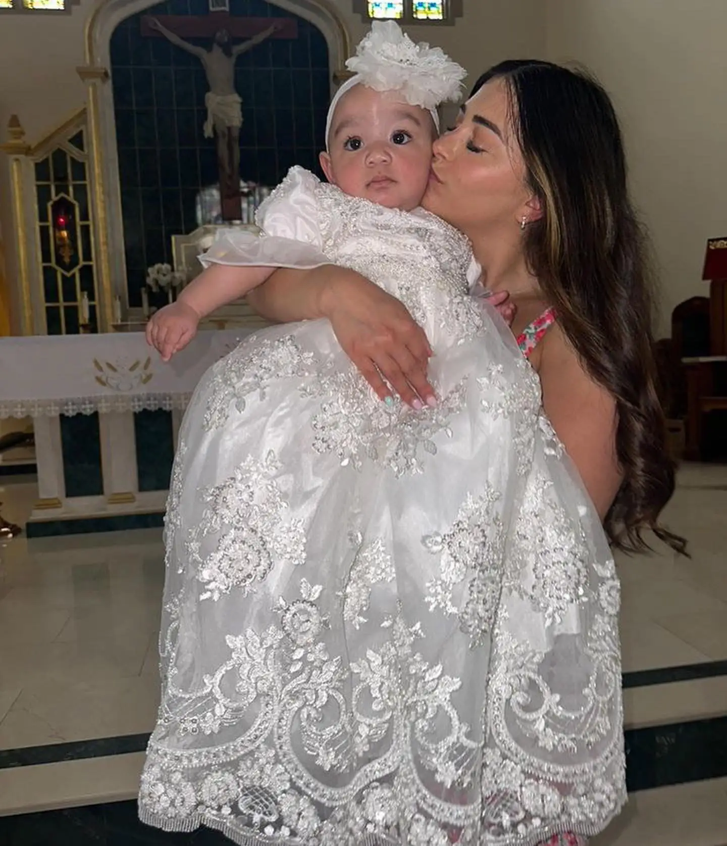 Luxury White Christening Gowns for Baby Lace Appliqued Beads Ruffles First Communion Dress Infant Toddler Girls Baptism Dresses
Luxury White Christening Gowns for Baby Lace Appliqued Beads Ruffles First Communion Dress Infant Toddler Girls Baptism Dresses