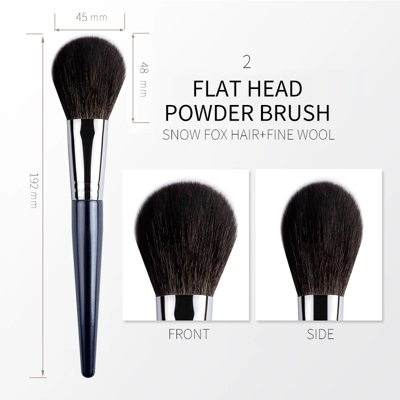 Large Fluffy Flat Head Powder Brush, Snow Fox Hair & Wool, Soft Makeup Brush for Loose Powder Blush Bronzer
Large Fluffy Flat Head Powder Brush, Snow Fox Hair & Wool, Soft Makeup Brush for Loose Powder Blush Bronzer