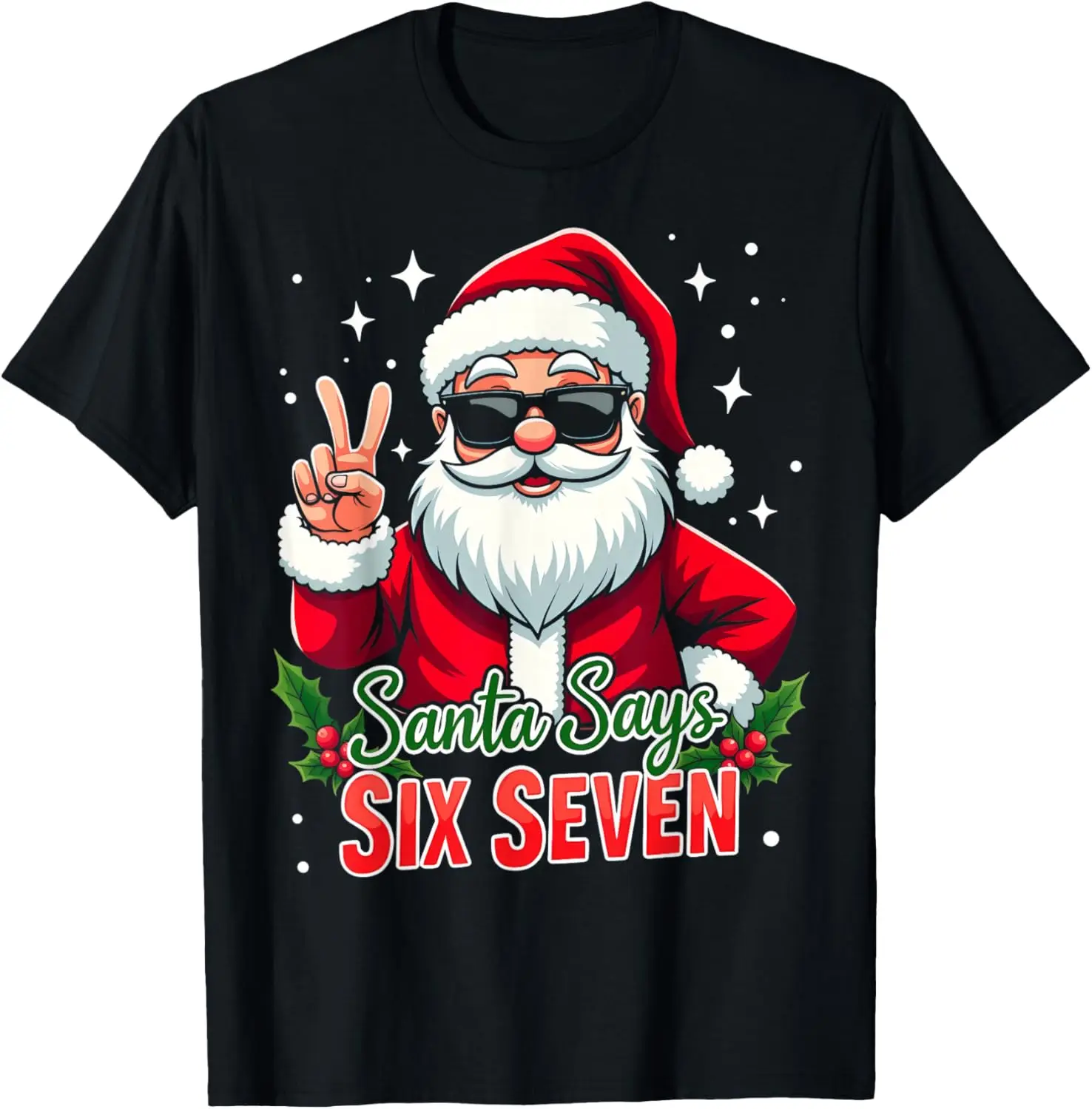 Футболка с юмором и рождественскими цифрами Santa Says Six Seven 6 7 Meme
Футболка с юмором и рождественскими цифрами Santa Says Six Seven 6 7 Meme