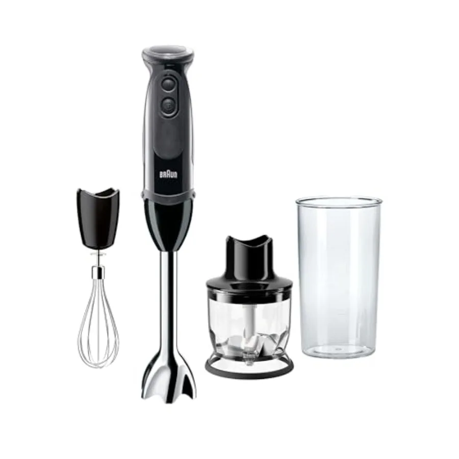 Блендер ручной Multiquick Vario MQ5025, черный, кухонный прибор из нержавеющей стали, беспроводной, 10 скоростей
Блендер ручной Multiquick Vario MQ5025, черный, кухонный прибор из нержавеющей стали, беспроводной, 10 скоростей