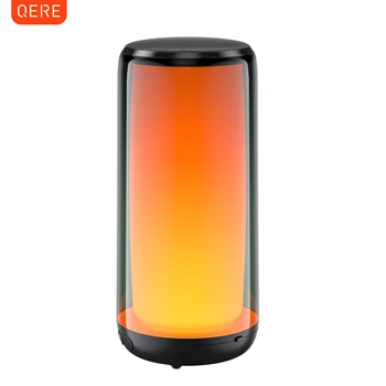 Bluetooth Speaker 12 kinds color lights Night Light Atmosphere Lamps 57MM Loudspeaker QERE Portable Speaker Dolby Cinema Soun
