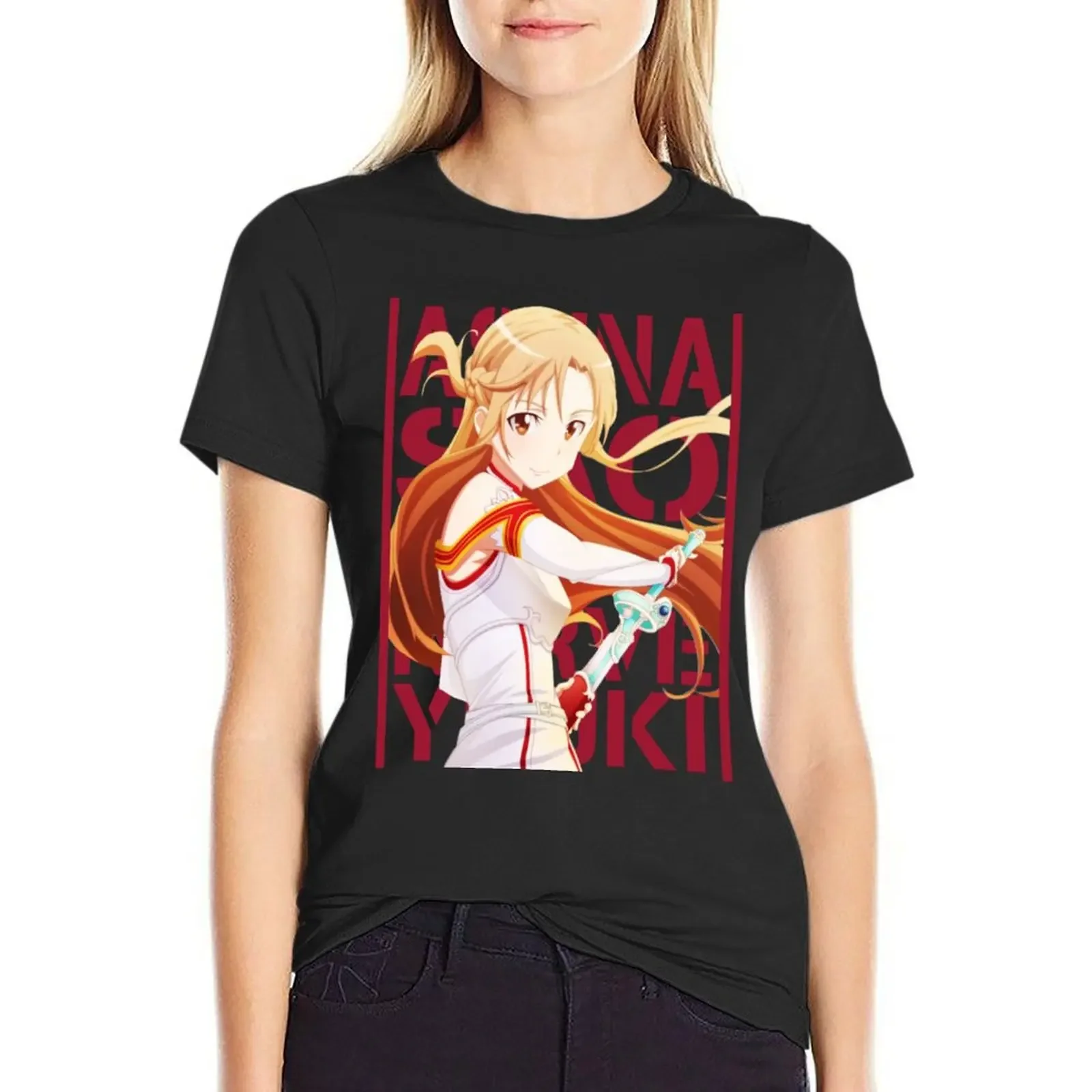 Asuna logo 2 T-Shirt summer clothes animal print blacks korean fashion t-shirts for Women graphic tees funny
Asuna logo 2 T-Shirt summer clothes animal print blacks korean fashion t-shirts for Women graphic tees funny