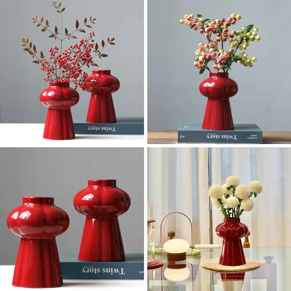 Red Ceramic Vase for Home Decor, Wedding & Festival Centerpiece Flower Pot
Red Ceramic Vase for Home Decor, Wedding & Festival Centerpiece Flower Pot