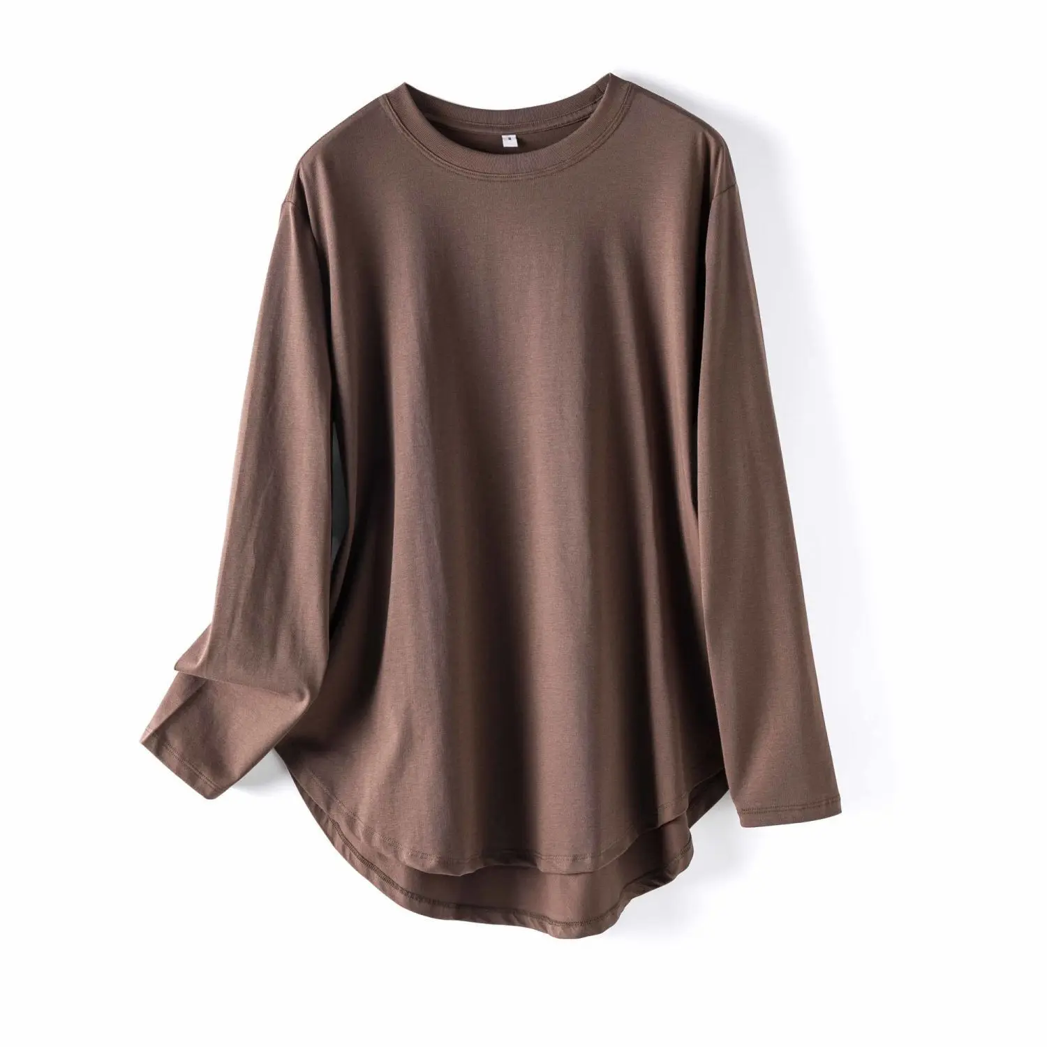 Dave&di Round Neck Long Sleeved Environmentally Friendly Recycled Fiber Color T-shirt For Women In Spring
Dave&di Round Neck Long Sleeved Environmentally Friendly Recycled Fiber Color T-shirt For Women In Spring