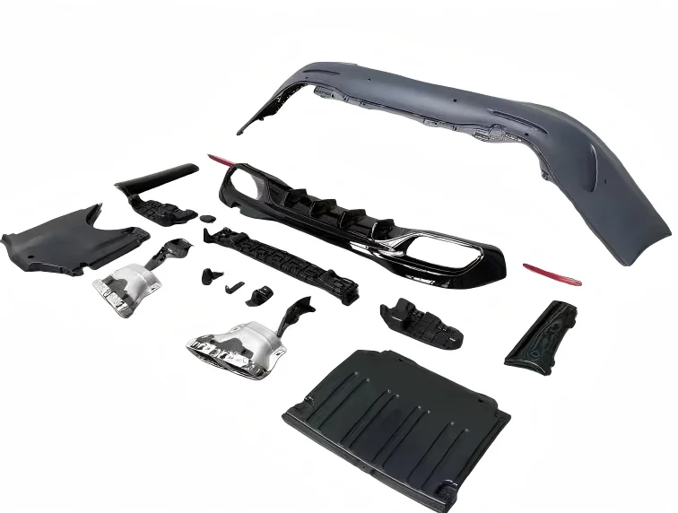 For W205 C-class Plastic Body Kit New Red Front and Rear Bumper
For W205 C-class Plastic Body Kit New Red Front and Rear Bumper