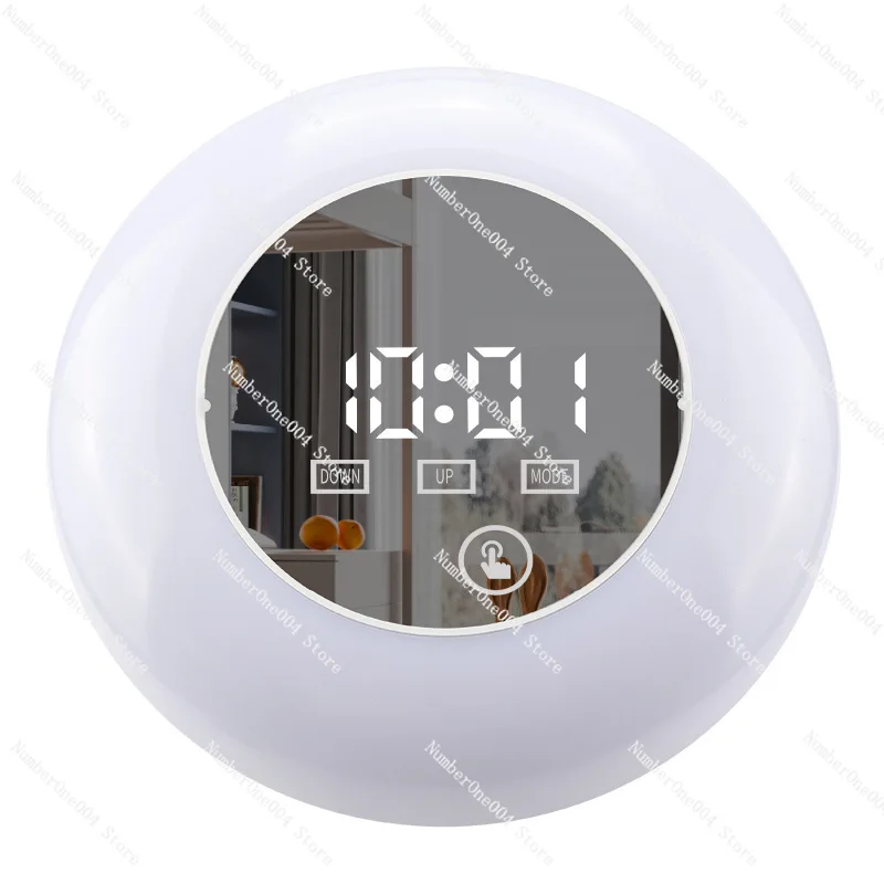 TS-23 LED Digital Alarm Clock with Mirror Temperature Display Creative Bedside Clock
TS-23 LED Digital Alarm Clock with Mirror Temperature Display Creative Bedside Clock