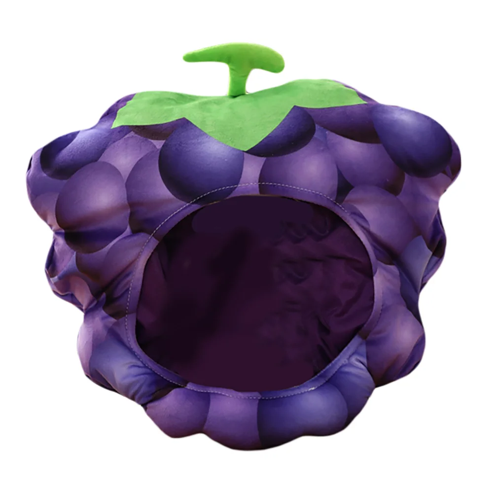 Grape Headgear Carnival Hat Birthday Party Adult Costume Truck Dress-up Fruit Adults Plush Hats
Grape Headgear Carnival Hat Birthday Party Adult Costume Truck Dress-up Fruit Adults Plush Hats