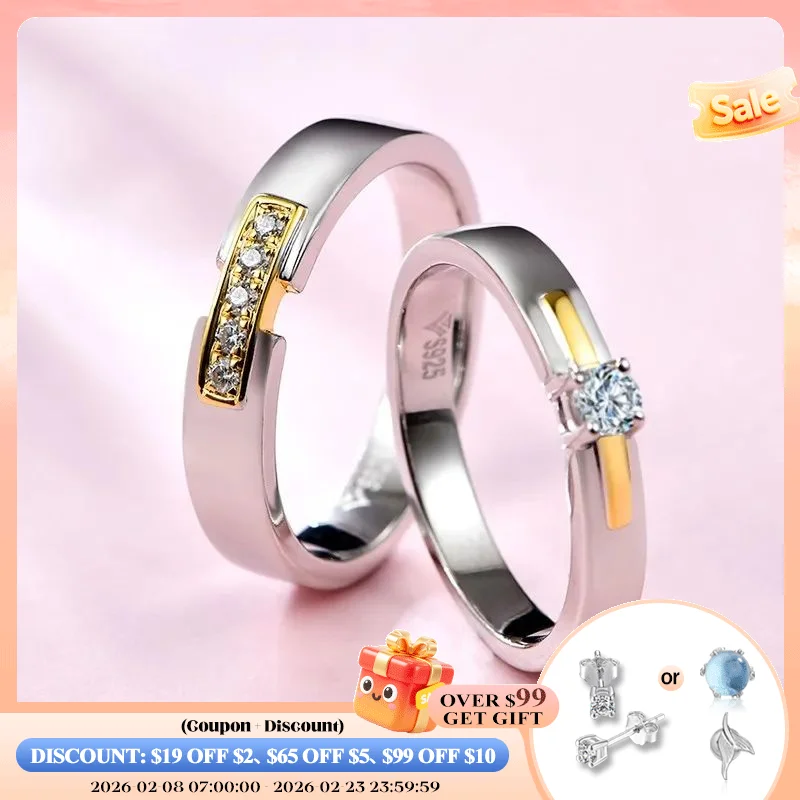 Новинка 2020, обручальные кольца для пар из серебра 925 пробы, обручальное кольцо с бриллиантовой огранкой для мужчин и женщин, обручальное кольцо с муассанитом
Новинка 2020, обручальные кольца для пар из серебра 925 пробы, обручальное кольцо с бриллиантовой огранкой для мужчин и женщин, обручальное кольцо с муассанитом