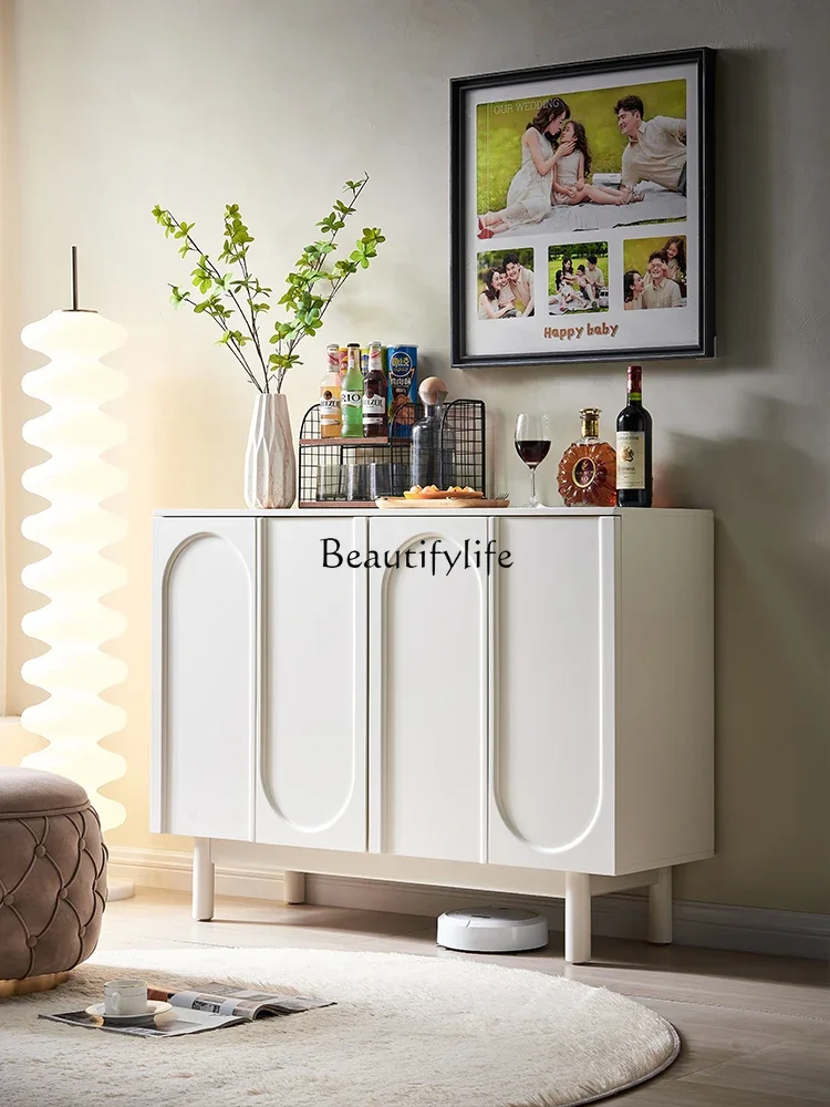 ld25 French cream style dining side white entrance cabinet modern simple light luxury living room locker
ld25 French cream style dining side white entrance cabinet modern simple light luxury living room locker