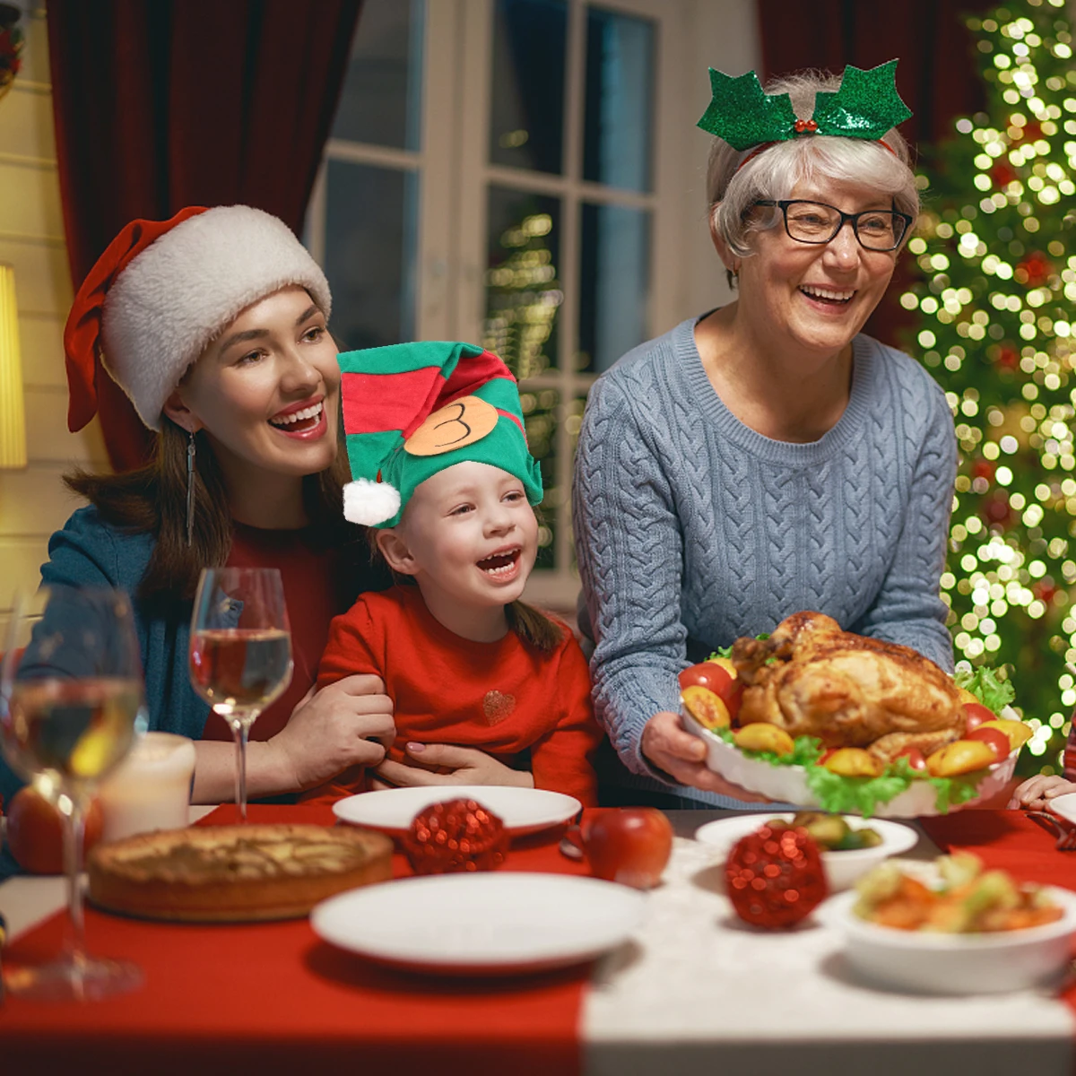 Christmas Hat Lightweight Party Christmas Party Favors Headwear Xmas Sprite Costume Dress Up Accessory Festival Supplies
Christmas Hat Lightweight Party Christmas Party Favors Headwear Xmas Sprite Costume Dress Up Accessory Festival Supplies