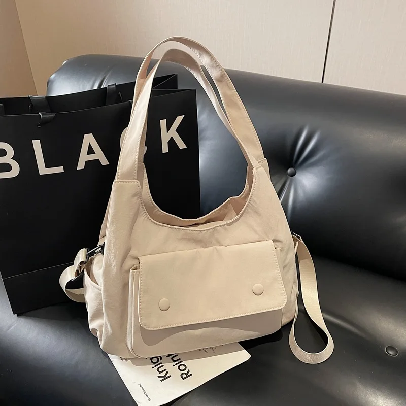 Casual Canvas Shoulder Crossbody Bag with Large Capacity Multiple Pockets Women Tote Bag High Quality Solid Color Handbag
Casual Canvas Shoulder Crossbody Bag with Large Capacity Multiple Pockets Women Tote Bag High Quality Solid Color Handbag