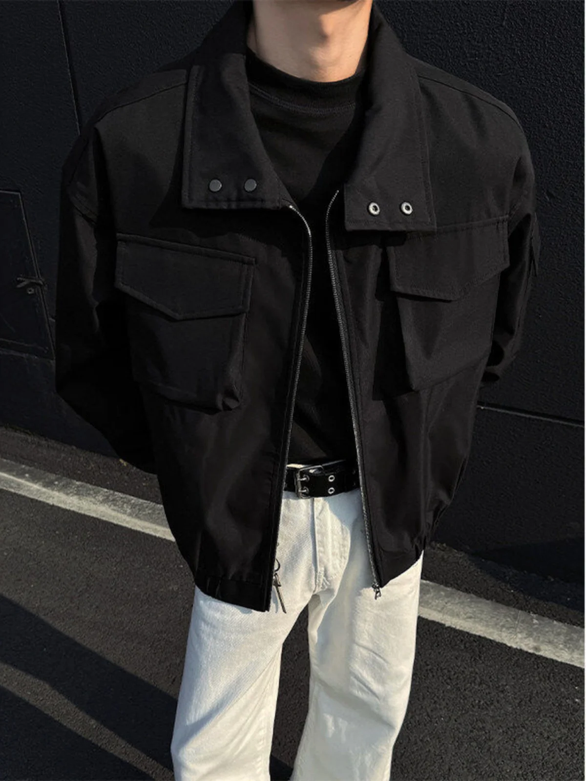 Мужская куртка-пальто в американском уличном стиле с воротником, модный дизайн, уличная мода, верхняя одежда из полиэфирного волокна, весенний сезон
Мужская куртка-пальто в американском уличном стиле с воротником, модный дизайн, уличная мода, верхняя одежда из полиэфирного волокна, весенний сезон