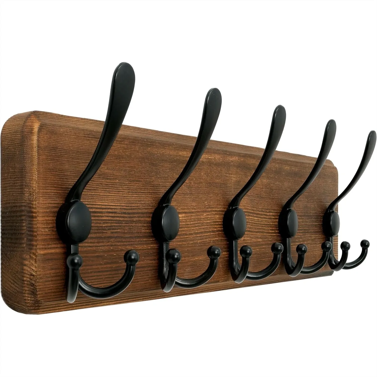 Solid Wood Coat Rack Wall Mount 16 Inch Hole To Hole 5 Triple Hooks For Hanging Coats Jackets Clothes Farmhouse Brown
Solid Wood Coat Rack Wall Mount 16 Inch Hole To Hole 5 Triple Hooks For Hanging Coats Jackets Clothes Farmhouse Brown