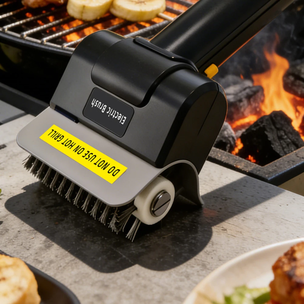 New Electric Wire BBQ Brush Stainless Steel Roller Rechargeable Wireless Cleaning Brush Outdoor Camping Cleaning Brush Tool Set
New Electric Wire BBQ Brush Stainless Steel Roller Rechargeable Wireless Cleaning Brush Outdoor Camping Cleaning Brush Tool Set