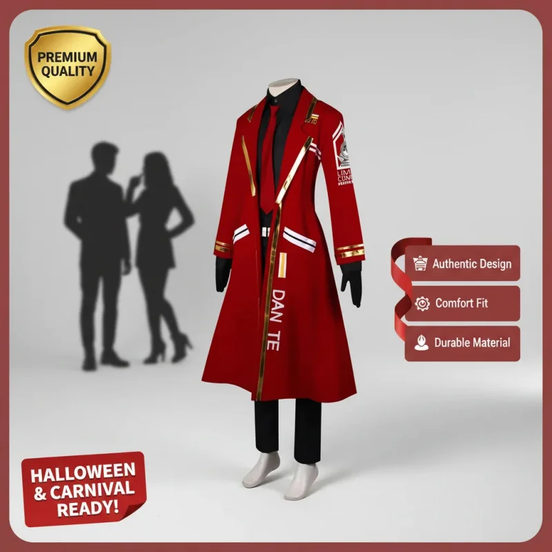 ▶❤Limbus Company Dante Cosplay Costume Red Long Coat Dan Te Uniform Suit Men Women Halloween Party Carnival Full Set❤◀
▶❤Limbus Company Dante Cosplay Costume Red Long Coat Dan Te Uniform Suit Men Women Halloween Party Carnival Full Set❤◀