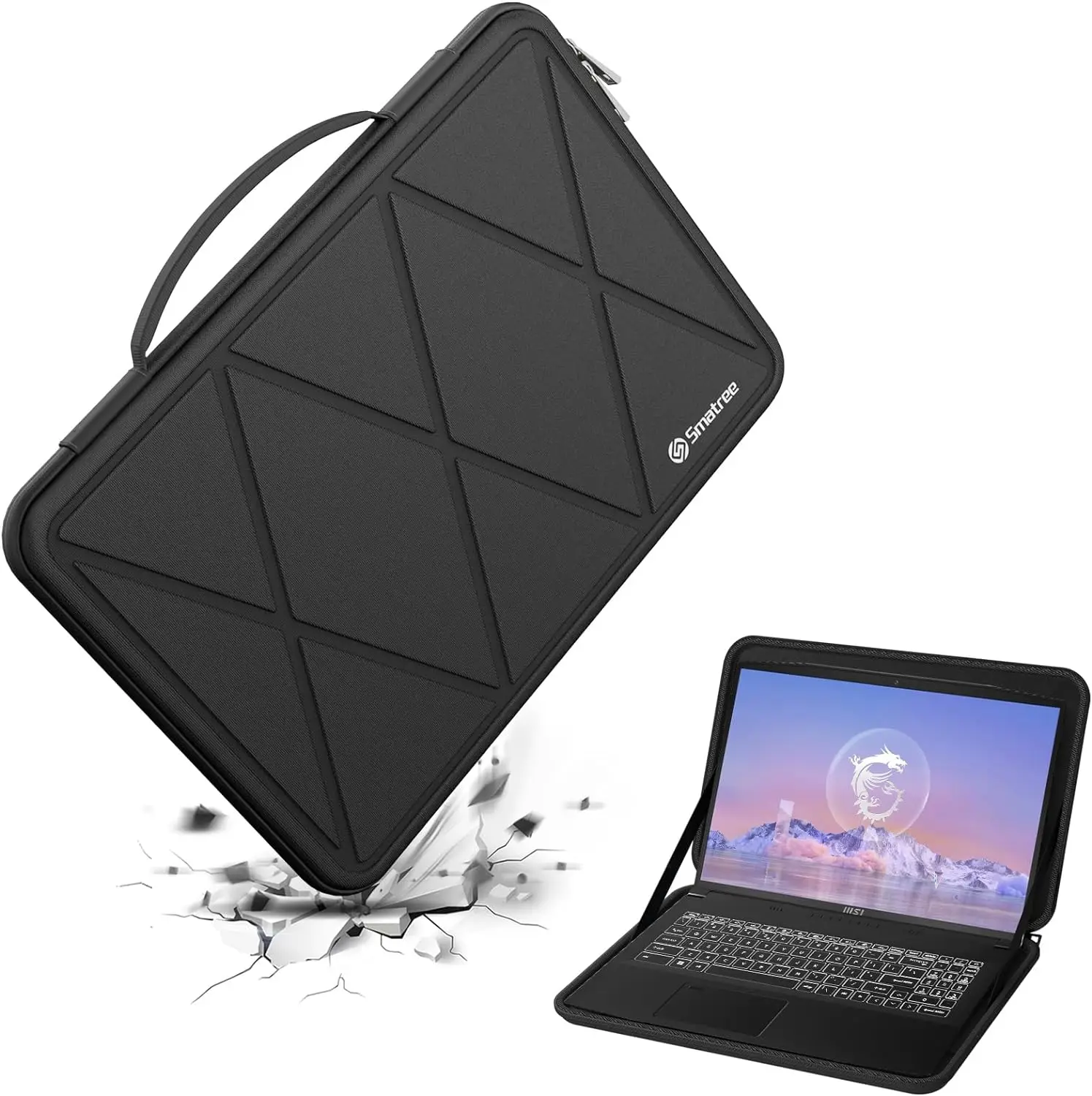 15.6 inch Laptop Sleeve with Handle Shockproof Computer Bag Waterproof EVA Protective Case for 15.6" HP Victus Gaming Laptop
15.6 inch Laptop Sleeve with Handle Shockproof Computer Bag Waterproof EVA Protective Case for 15.6" HP Victus Gaming Laptop