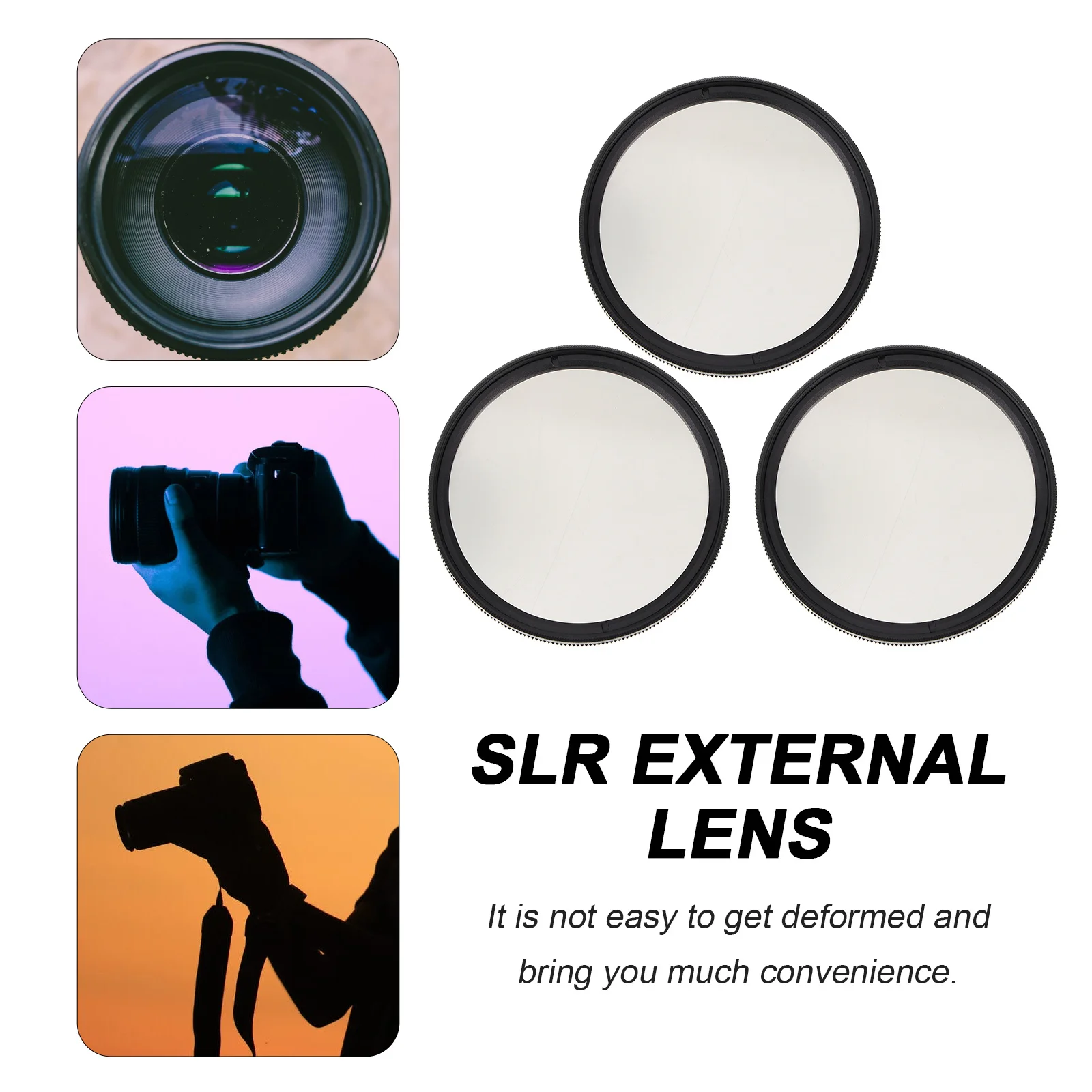 3Pcs Polarizer Lens Camera Photography Cpl Universal Camera Lens Filter Professional Landscape Window Reflection Removal Filter
3Pcs Polarizer Lens Camera Photography Cpl Universal Camera Lens Filter Professional Landscape Window Reflection Removal Filter