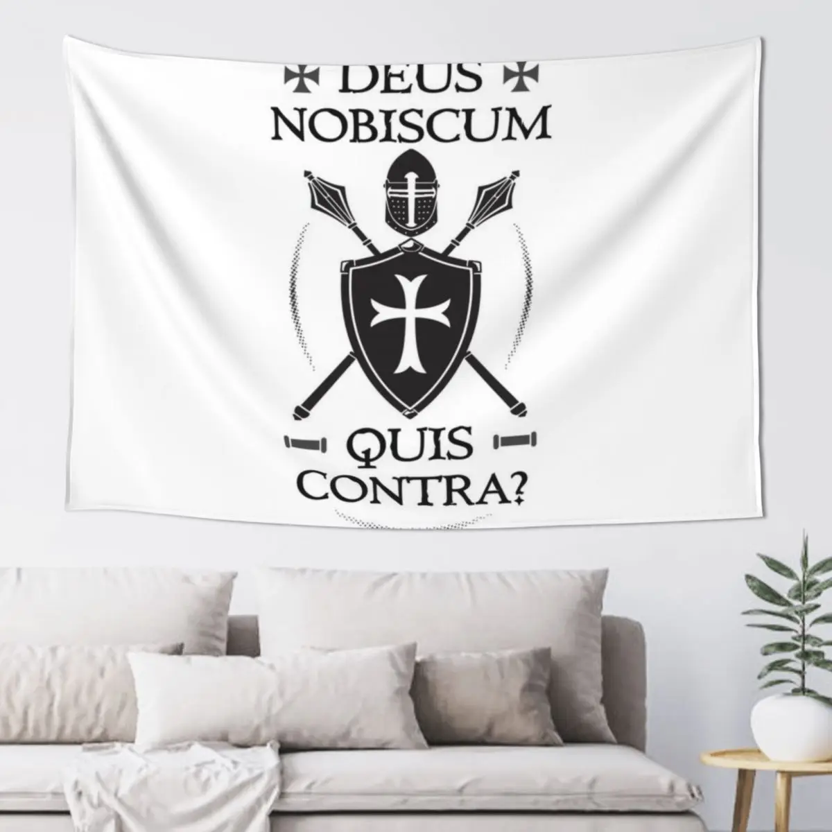 Deus Nobiscum Quis Contra Tapestry For Bedroom Carpet Wall Aesthetic Room Decorations Tapestry
Deus Nobiscum Quis Contra Tapestry For Bedroom Carpet Wall Aesthetic Room Decorations Tapestry